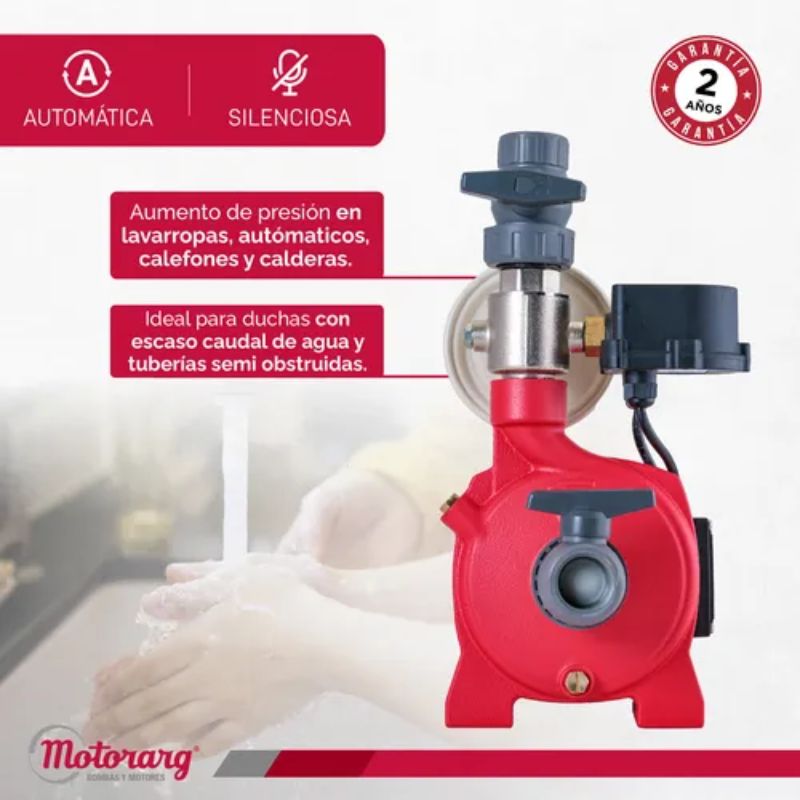 Bomba Agua Presurizadora Tip Pres 14 Motorarg - Imagen 3
