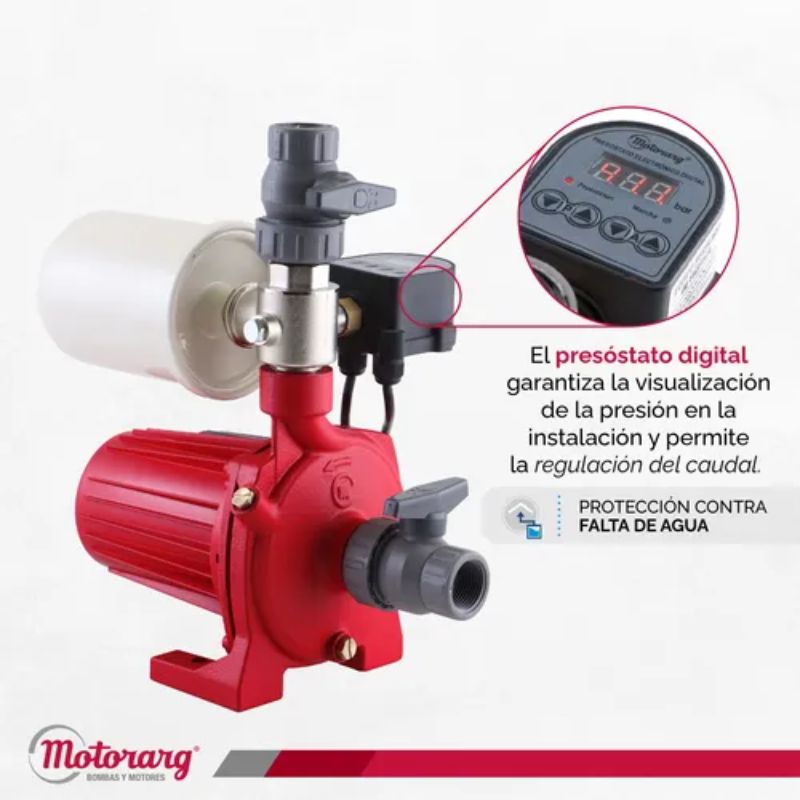 Bomba Agua Presurizadora Tip Pres 14 Motorarg - Imagen 5