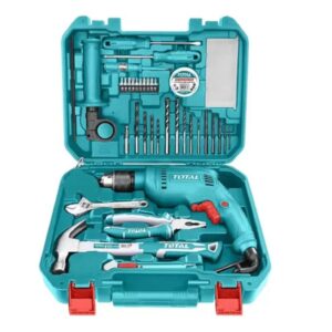Kit Taladro 680 W + Caja 114 Accesorios Herramientas THKTHP1152-4 Total