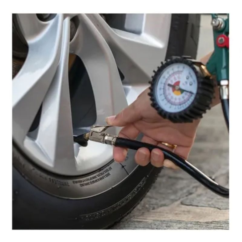 Pistola Infladora De Neumáticos Con Manómetro 12bar TAT11601 TOTAL - Imagen 2
