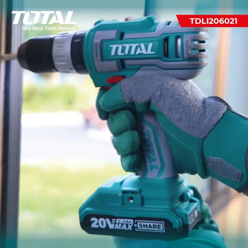 Taladro Inalambrico 20v BL 2000rpm 60nm Industrial TDLI206021 TOTAL - Imagen 3