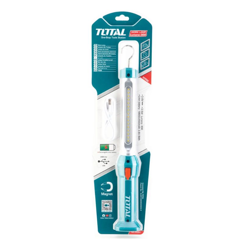 Linterna De Trabajo 300 Lumens 3.6V TWLI35261 TOTAL - Imagen 2