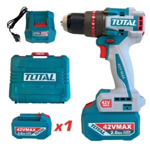 Taladro Percutor Y Atornillador Inalámbrico Total 42v Industrial TIDLI426981 TOTAL