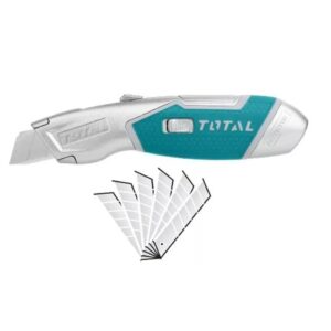 Cuchilla Retractil Metal Cutter Profesional Industrial TG5126101 TOTAL