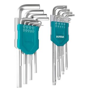 Set 18 Llaves Torx Hexagonales Largas 1.5-10m T10-t50 THT106KT0181 Total