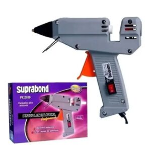 Pistola Encoladora Silicona Profesional PX2100 SUPRABOND