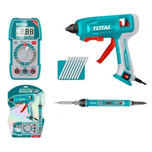 Kit Pistola De Pegar + Soldador De Estaño + Multímetro TTCK250716 TOTAL
