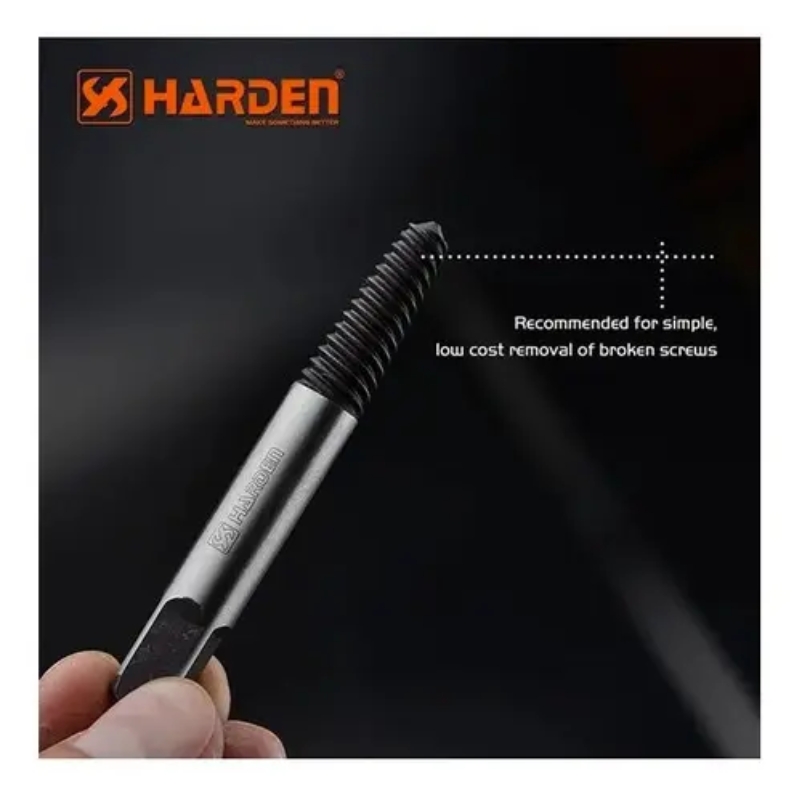 Juego Extractor De Tornillos Cortados Rosca Izquierda Modelo 610555 HARDEN - Imagen 5